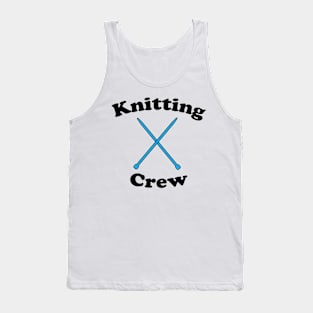 Knitting Crew Needles Funny Tank Top